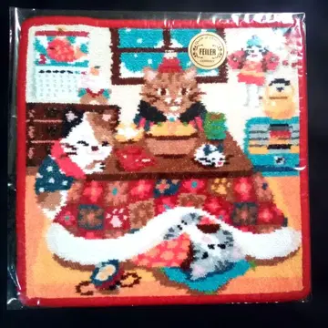 익명 배송 페이러 타월 손수건 마타리 코타츠 고양이