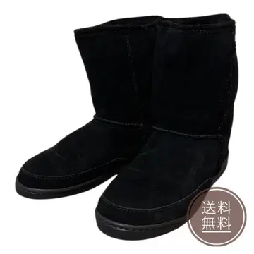 [ MINNETONKA ] 어그 부츠 블랙 7(24cm)