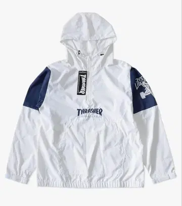 THRASHER 트레셔 나일론 자켓 아노락 하프 지퍼