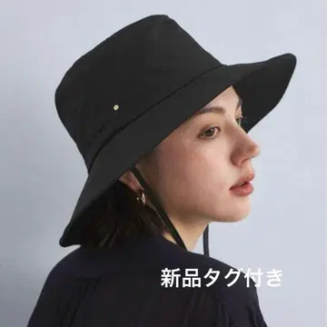 그린 라벨 릴랙싱 2025 완판 와이드 브림 햇 2 UV 케어 블랙