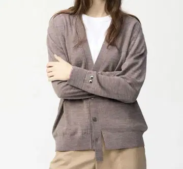 유니클로 x ANYA HINDMARCH 메리노 오버 사이즈 가디건 L