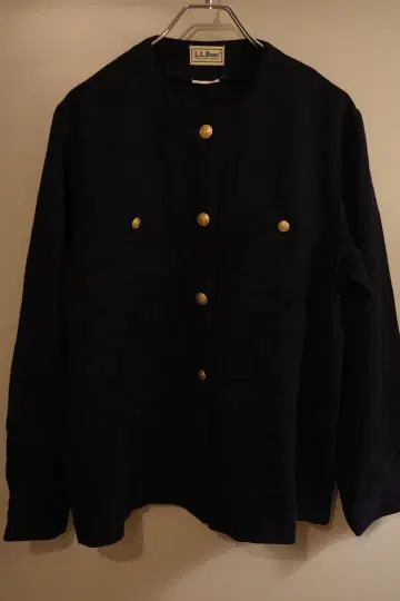 L.L.Bean 네이비 노카라 자켓