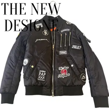 THE NEW DESIGNERS MA-1 봄버 자켓 L 사이즈 와펜