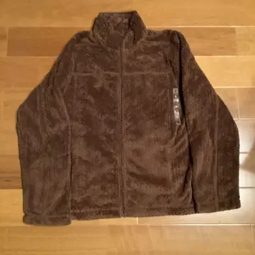 미사용 새상품 탑밸류 브라운 플리스 자켓 S 사이즈