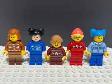 [레고] 크리스마스 미니 피규어 여아 5개