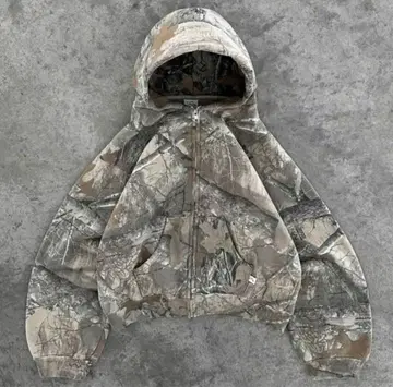 리얼트리 akimbo club 지퍼 후드티 짧은 기장 y2k 스트릿