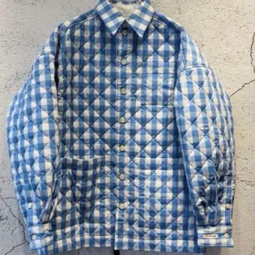 TSTS QUILTED GINGHAM SHIRT BLOUSON