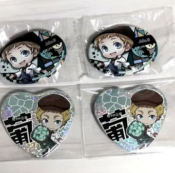 문호 스트레이독스 존 스타인벡 캔뱃지 세트