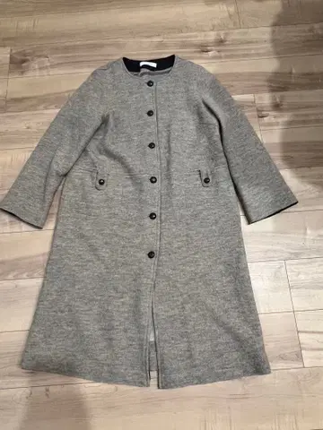 셀프 서비스 스팬 노카라 코트 kazumi