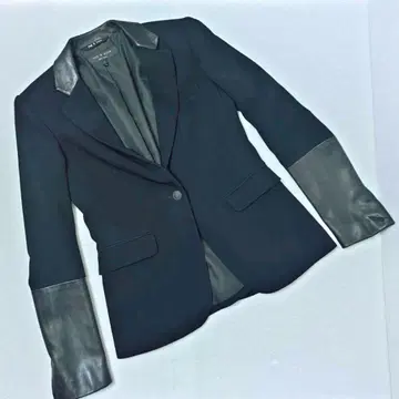 러그앤본 rag & bone 테일러드 자켓 가죽 0 블랙
