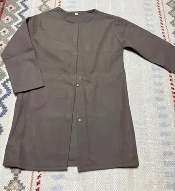 브라운 노카라 자켓 사이드 포켓 포함 새상품급