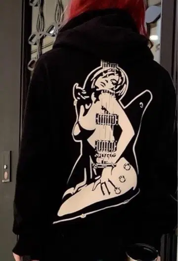 HYSTERIC GLAMOUR 블랙 후드티