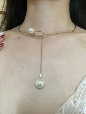 펄 목걸이
