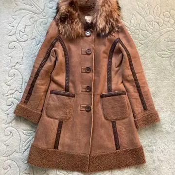 마 메일 퍼 무스탕 코트