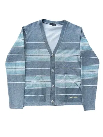 nano universe 네이비 콘초 버튼 네이티브 파일 원단 가디건