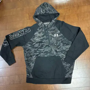 언더아머 카모 패턴 후드티 XXL