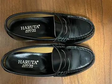 HARUTA 하루타 4514 블랙 로퍼 일본제 24cm