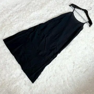 롱 원피스 코튼 보일 슬리브리스 A라인 내추럴 캐주얼