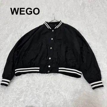 [위고] 블루종 긴팔 점퍼 블랙 F 아우터 MA-1 겉옷