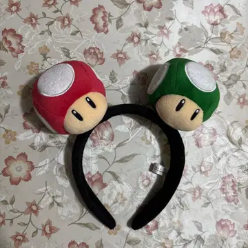 마리오 슈퍼 버섯 디자인 머리띠