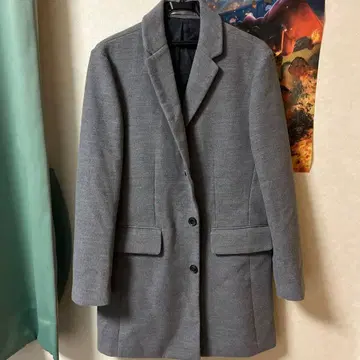 IKKA LOUNGE 그레이 체스터 코트 M