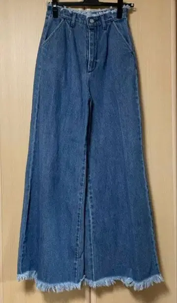 MOUSSY 와이드 데님 팬츠 긴 길이