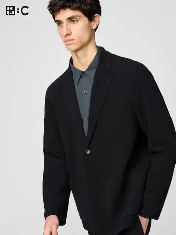 UNIQLO : C 니트 자켓 09 BLACK 남녀 공용 M