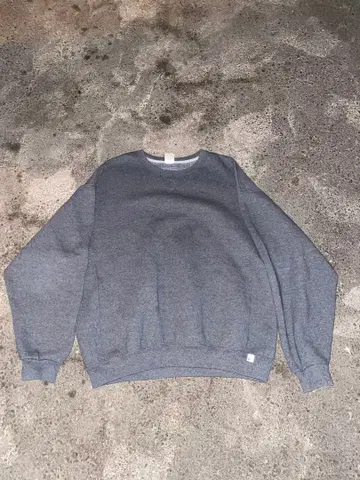 Russell 그레이 크루넥 맨투맨