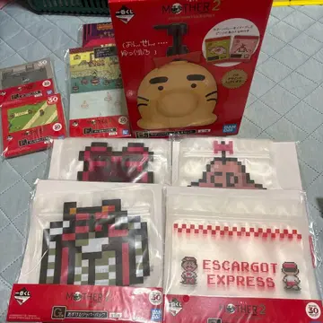 MOTHER2 새턴밸리 온천 메모장 지퍼 백 세트