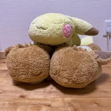 포켓몬 제일복권 이브이 피카츄 봉제 인형 빅