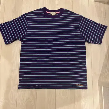 미사용 엘엘빈 포켓 부착 보더 T셔츠