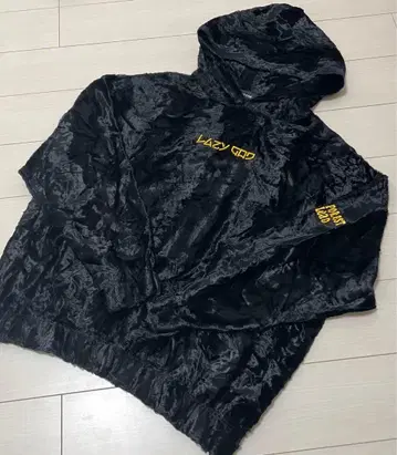 새상품급 LAZY GOD 벨로아 후드티 남성용