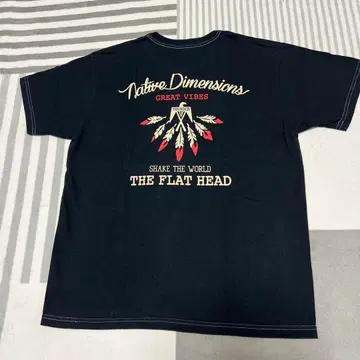 The Flat Head 블랙 T셔츠 사이즈 40