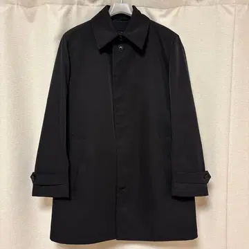 *P.S.FA 무지 스텐카라 코트 탈착 라이너 포함 블랙 M 사이즈*