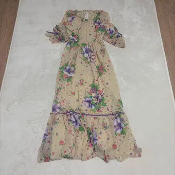 시몬느 포멀 원피스 꽃무늬