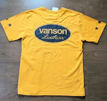 VANSON 옐로우 컬러 L 사이즈 T셔츠 [ 미사용품 ]