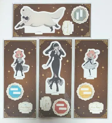 4개 세트 SPY x FAMILY 스파이 패밀리 아크릴 스탠드