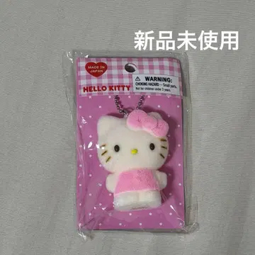 산리오 키티 플로키 마스코트 스트랩 새상품 Sanrio