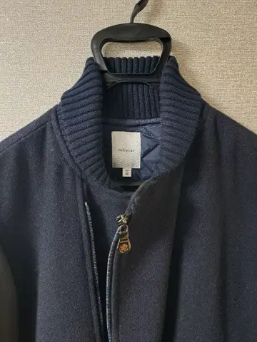 rehacer 울 가죽 바시티 자켓 M 사이즈