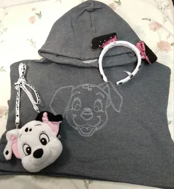 [ 3점 ] 101마리 강아지 트레이닝복/머리띠/숄더 디즈니