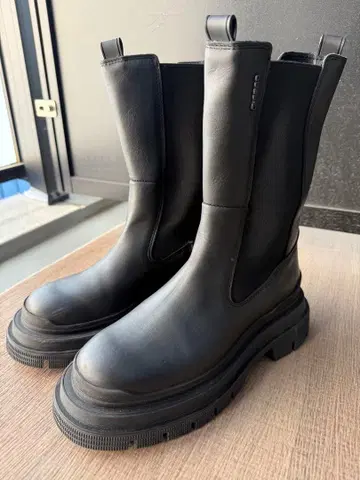 G-STAR RAW 통굽 사이드 고어 부츠 24cm