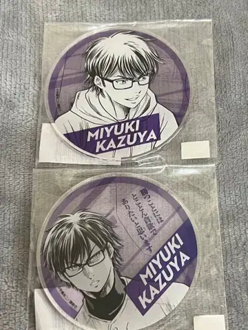 다이아의 A 미유키 카즈야 아크릴 코스터 세트
