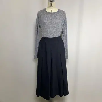 EACHxOTHER 플리츠 스커트 디자인 와이드 팬츠