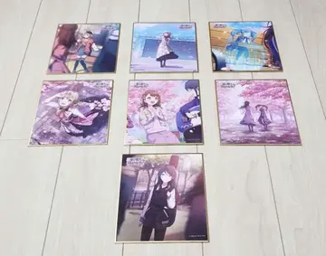 프로세카 너와 노래하는 벚꽃 춤추는 세계에서 색지 7장 세트