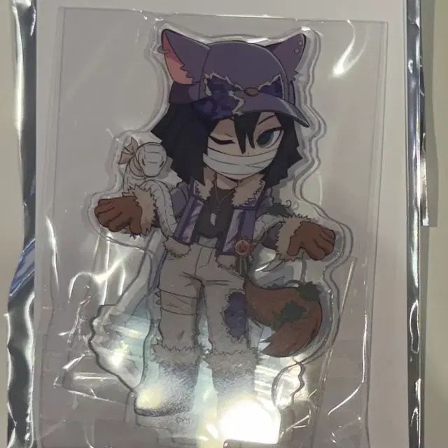 귀멸의 칼날 이구로 오바나이 할로윈 아크릴 스탠드 유포테이블카페