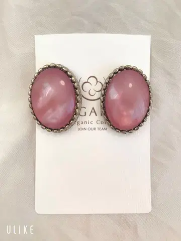 앤티크 디자인 오벌 귀걸이