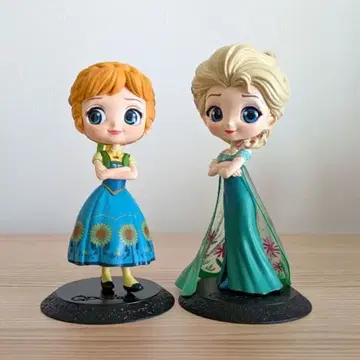 Qposket 아나와 눈의 여왕 안나+엘사 2체
