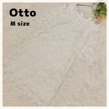 [ 오토 ] 전체 레이스 원피스 M 화이트 꽃무늬 포멀 경사