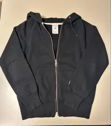 오르치발 ORCIVAL 코튼 더블 풀 집업 후드티 블랙 사이즈 1