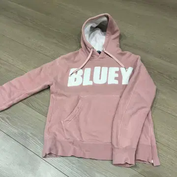 Bluey 핑크 후드 부착 후드티